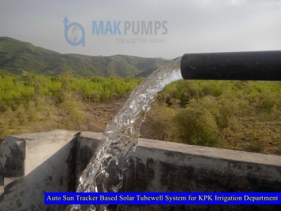 Auto Sun Tracker based Solar Tubewell System for Irrigation Department KPK